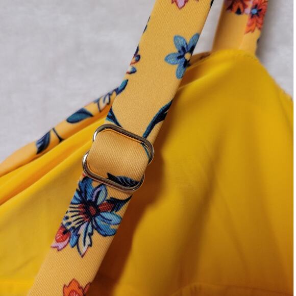 NWOT ModCloth Bikini Top Santa Barbara Saturdays Pin UP Cottage Core Retro SZ 3X - Picture 4 of 7